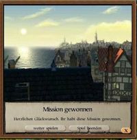 Patrizier 2: Kampagne 2 Mission gewonnen